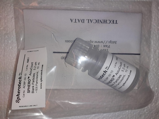 [0007-ACBP-70-10] AccuCount Blank, 10^6/mL, 7.0size:7.9µm, 10mL